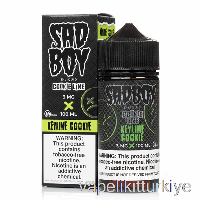 Vape Pen Vape Mate Keylime Kurabiye - Sadboy - 100ml 6mg